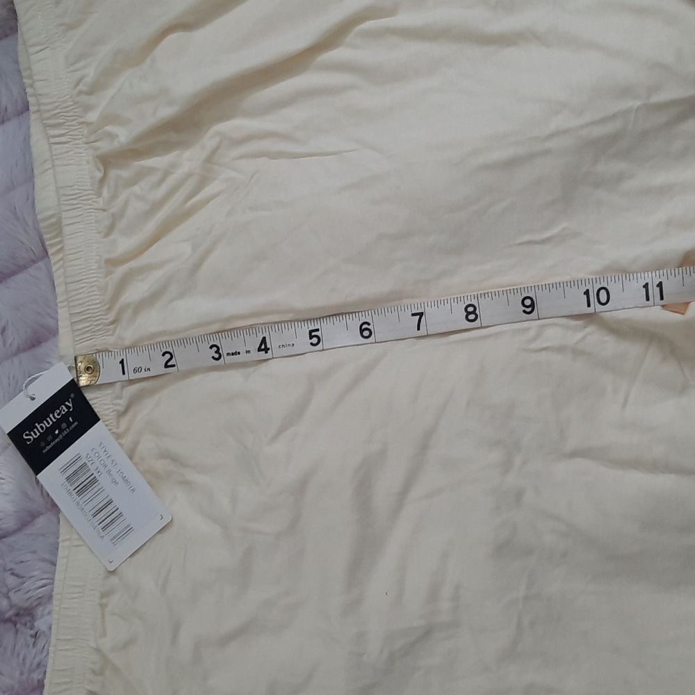 Subuteay Intimates & Sleepwear Beige Elastic Waistband Slip Shorts Size XXXL/3X - Picture 5 of 10